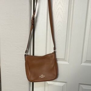 Coach Tan Leather Crossbody Bag